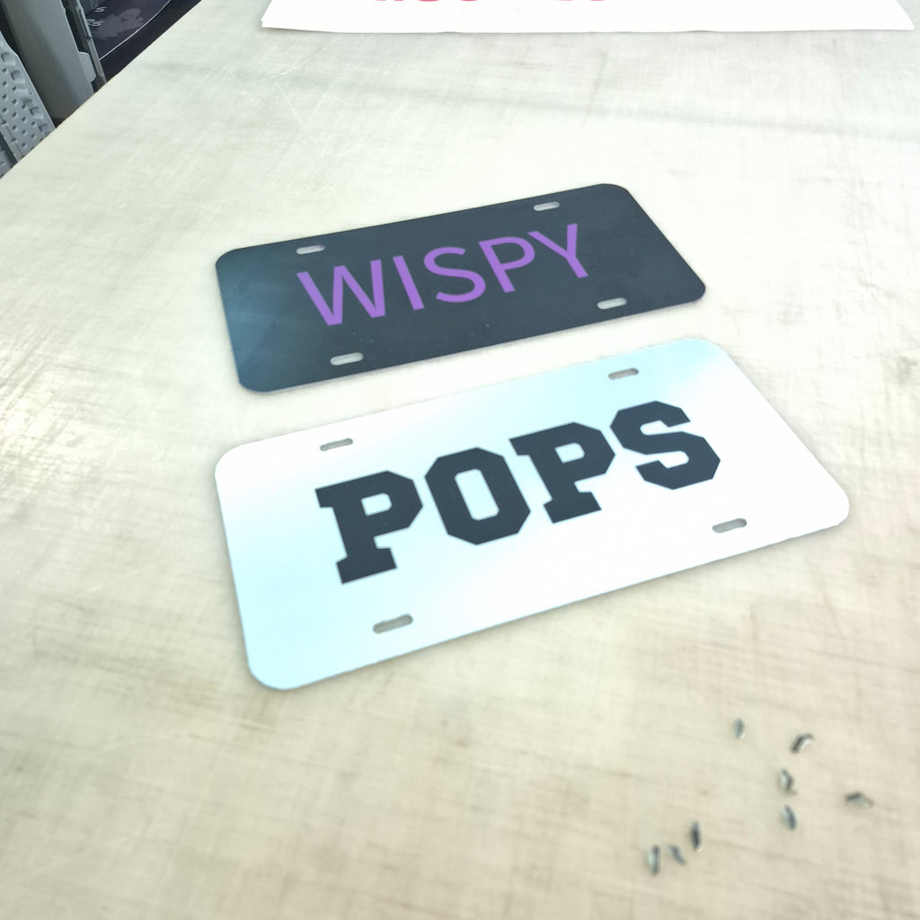 Vanity License Plate