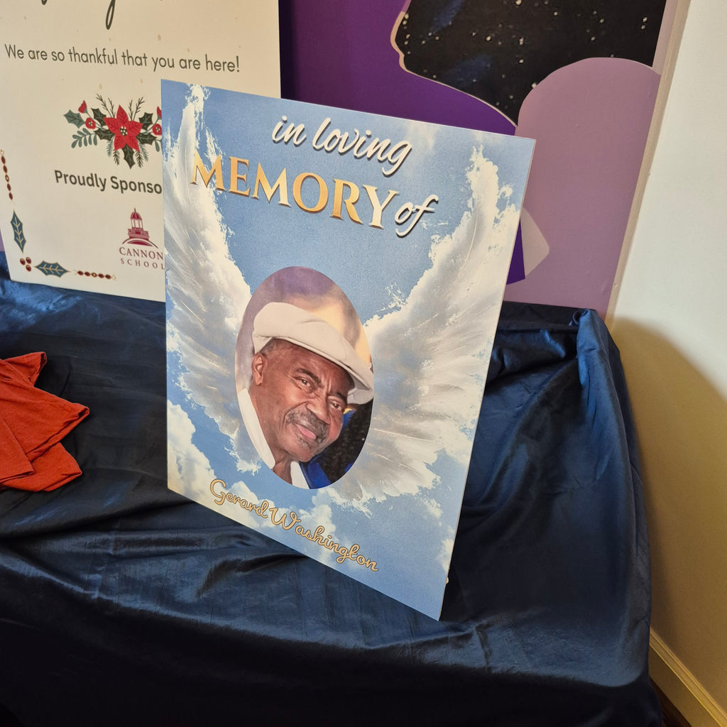 Table Top Easel Sign