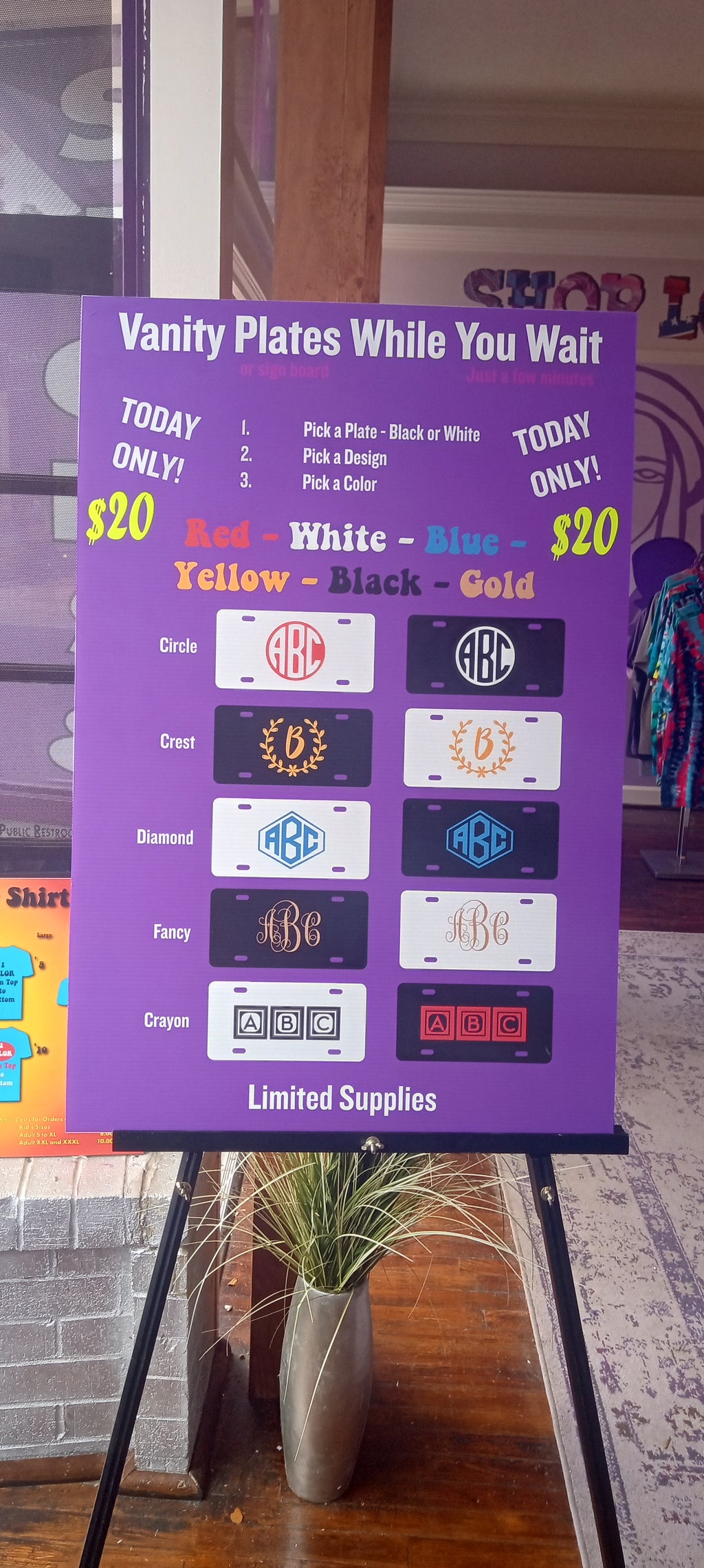 Vanity License Plate